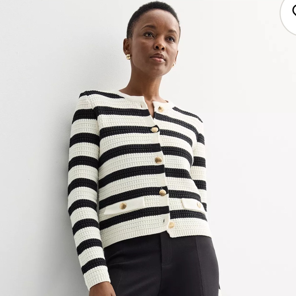 Nine West Textured Cardigan Sweater
